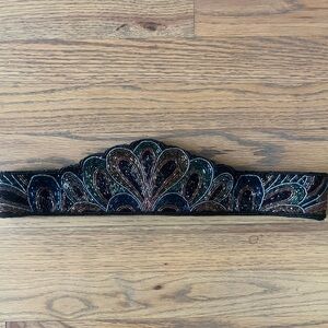 Vintage Magid beaded sequin 80’s belt SZ S/M NWT